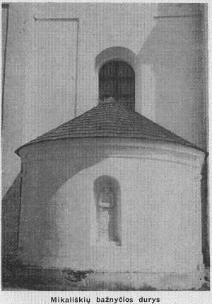 Mikališkių bažnyčios durys