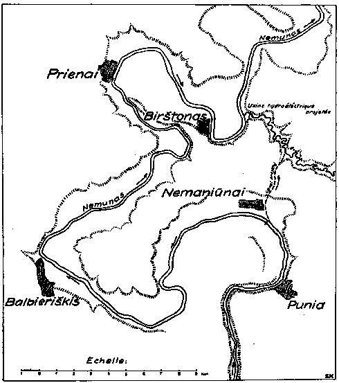 La grande boucle du Niémen entre Nemaniunai et Birstonas