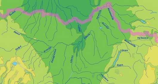 The river Lielupe catchment area